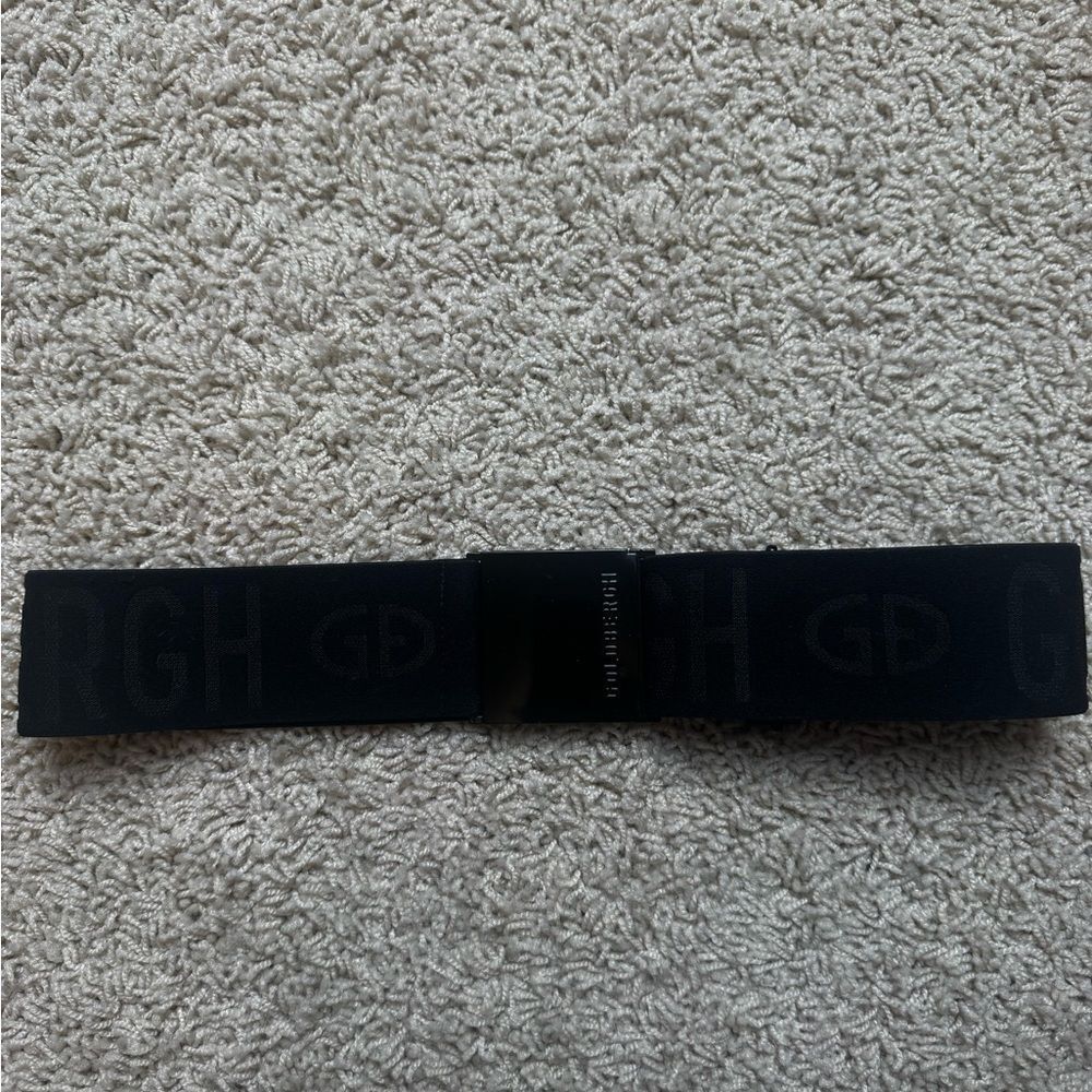 Goldbergh Ski Belt Logo Black for Ski Pants, Jacket, and ski suits